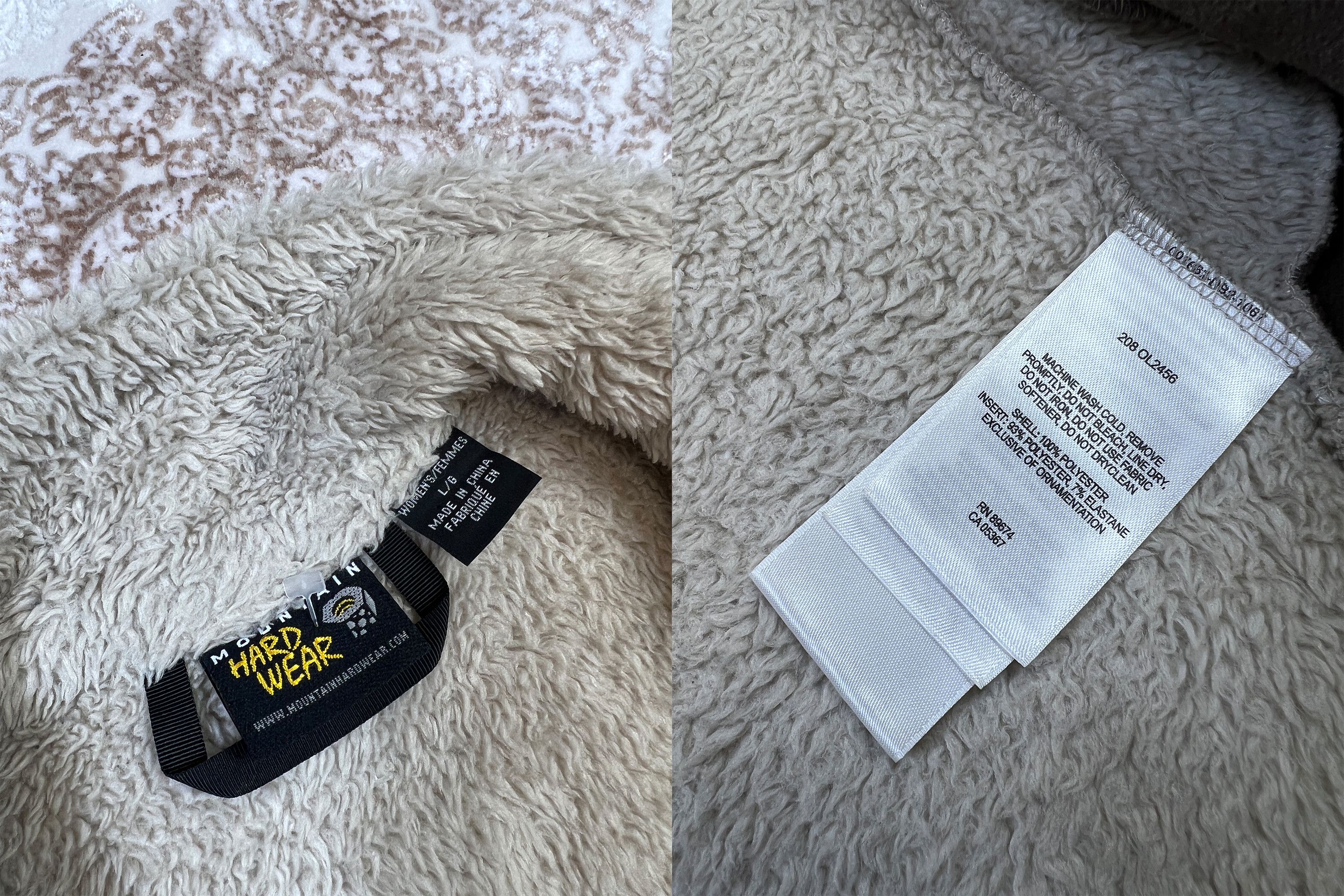 Mountain Hardwear Mountain Hardwear Monkey Fleece Sherpa Full Zip Sweatshirt Size L / US 10 / IT 46 - 10 Thumbnail