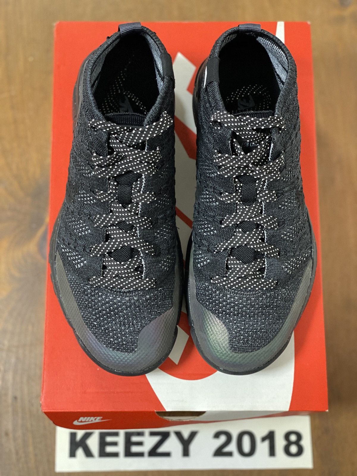 Nike × Nike ACG Nike Flyknit Trainer Chukka FSB Black Iridescent Reflective Size US 7.5 / EU 40-41 - 3 Thumbnail
