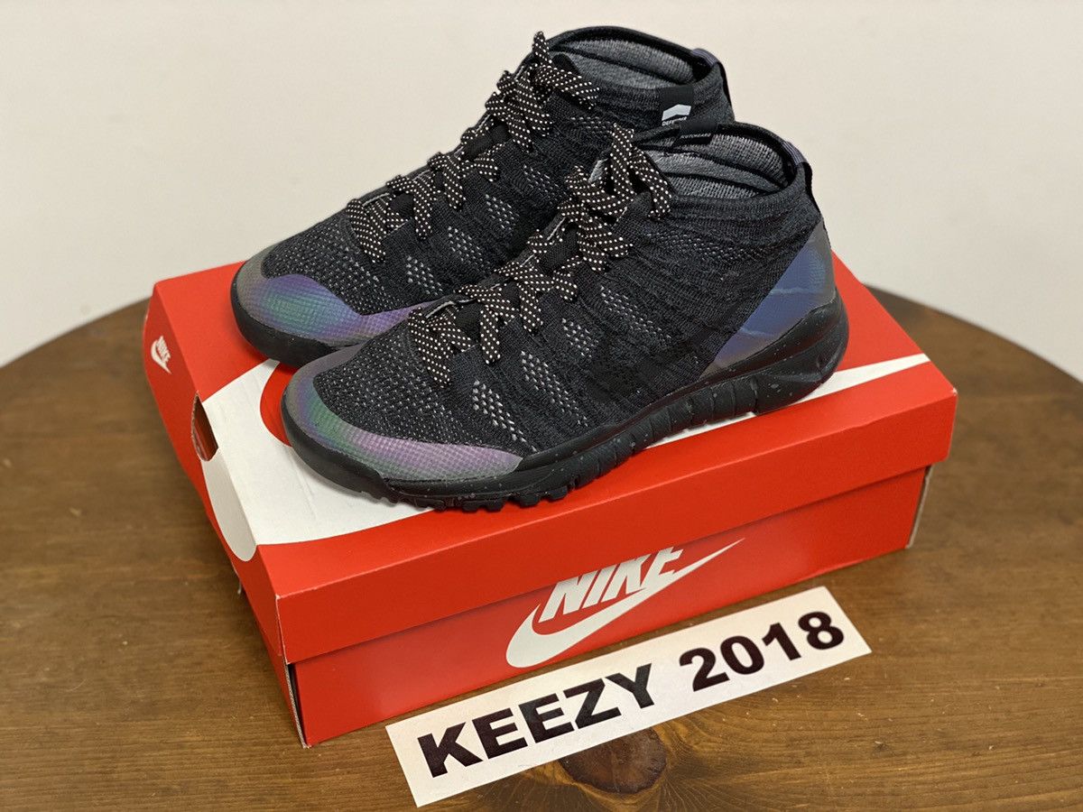 Nike Flyknit Trainer Chukka FSB Black Iridescent Reflective