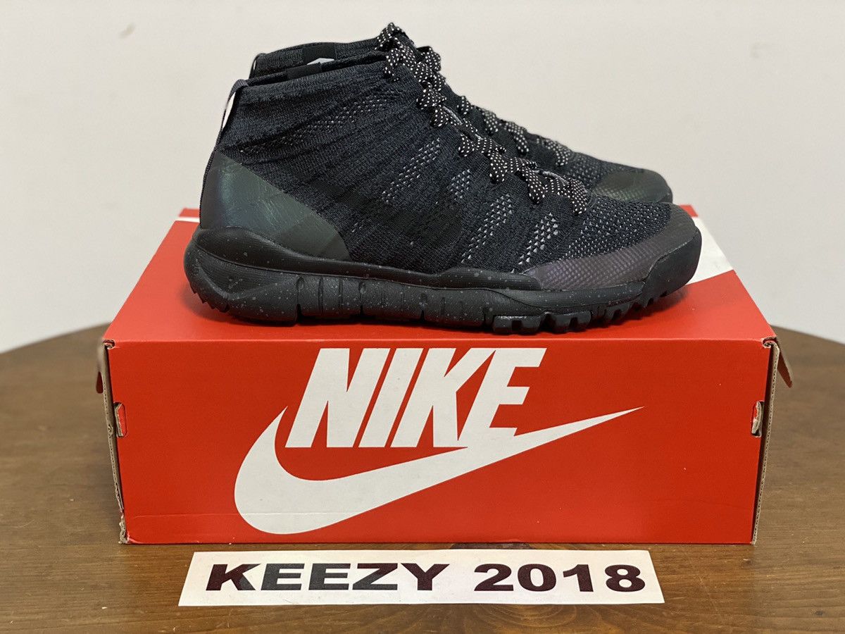 Nike × Nike ACG Nike Flyknit Trainer Chukka FSB Black Iridescent Reflective Size US 7.5 / EU 40-41 - 2 Thumbnail