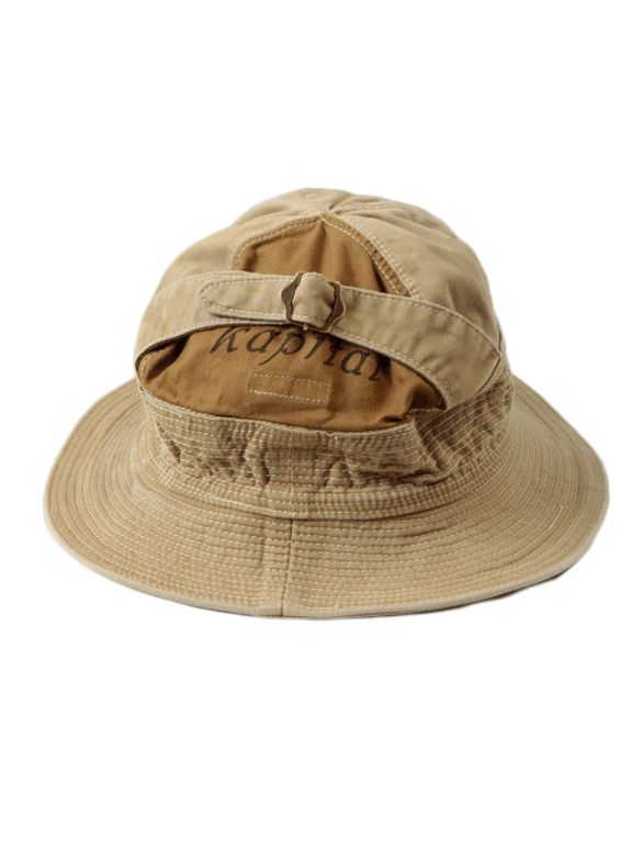 Pre-owned Kapital Old Man And Sea Hat In Beige
