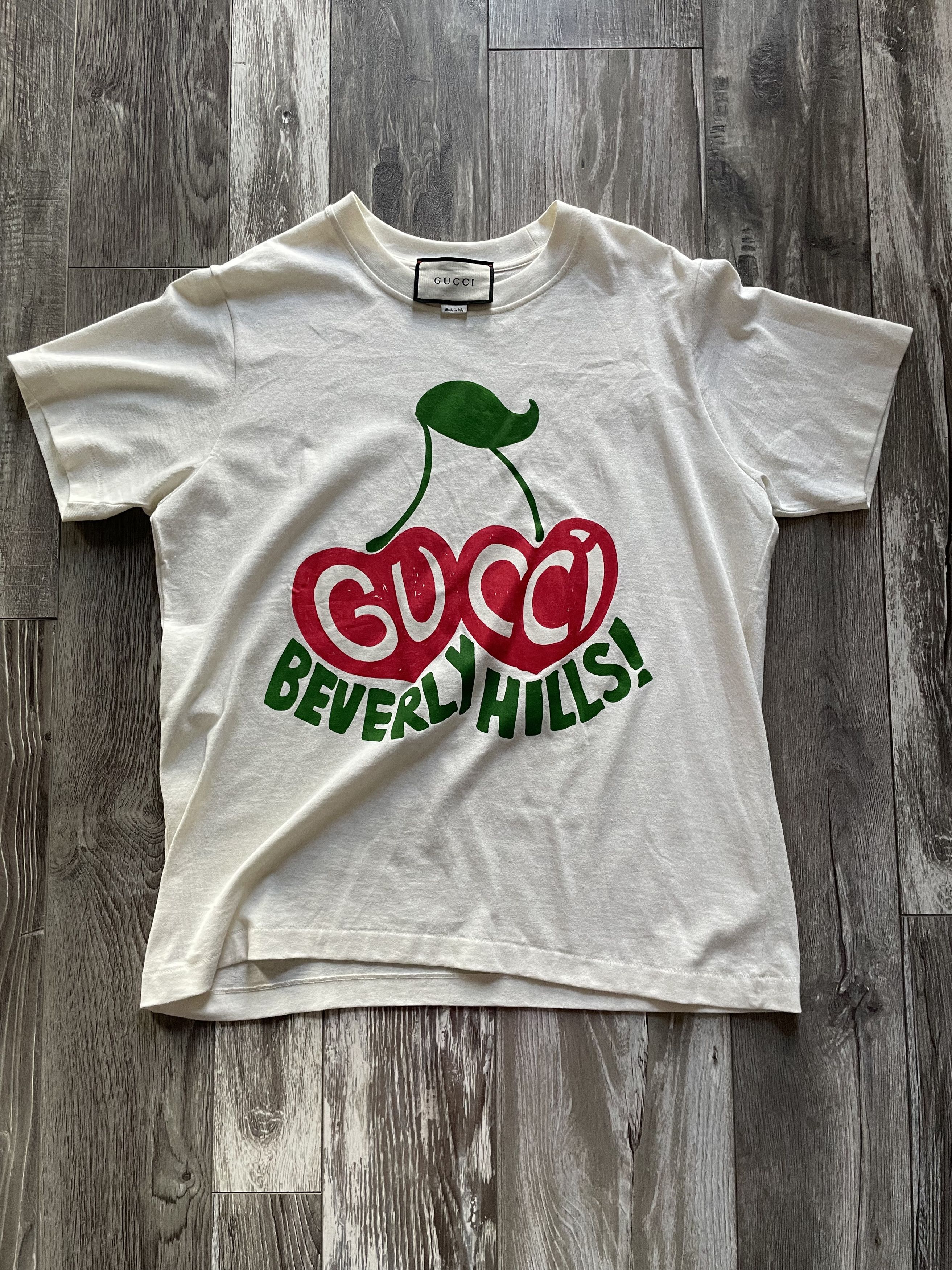 Gucci Gucci Beverly Hills Cherry T Shirt | Grailed