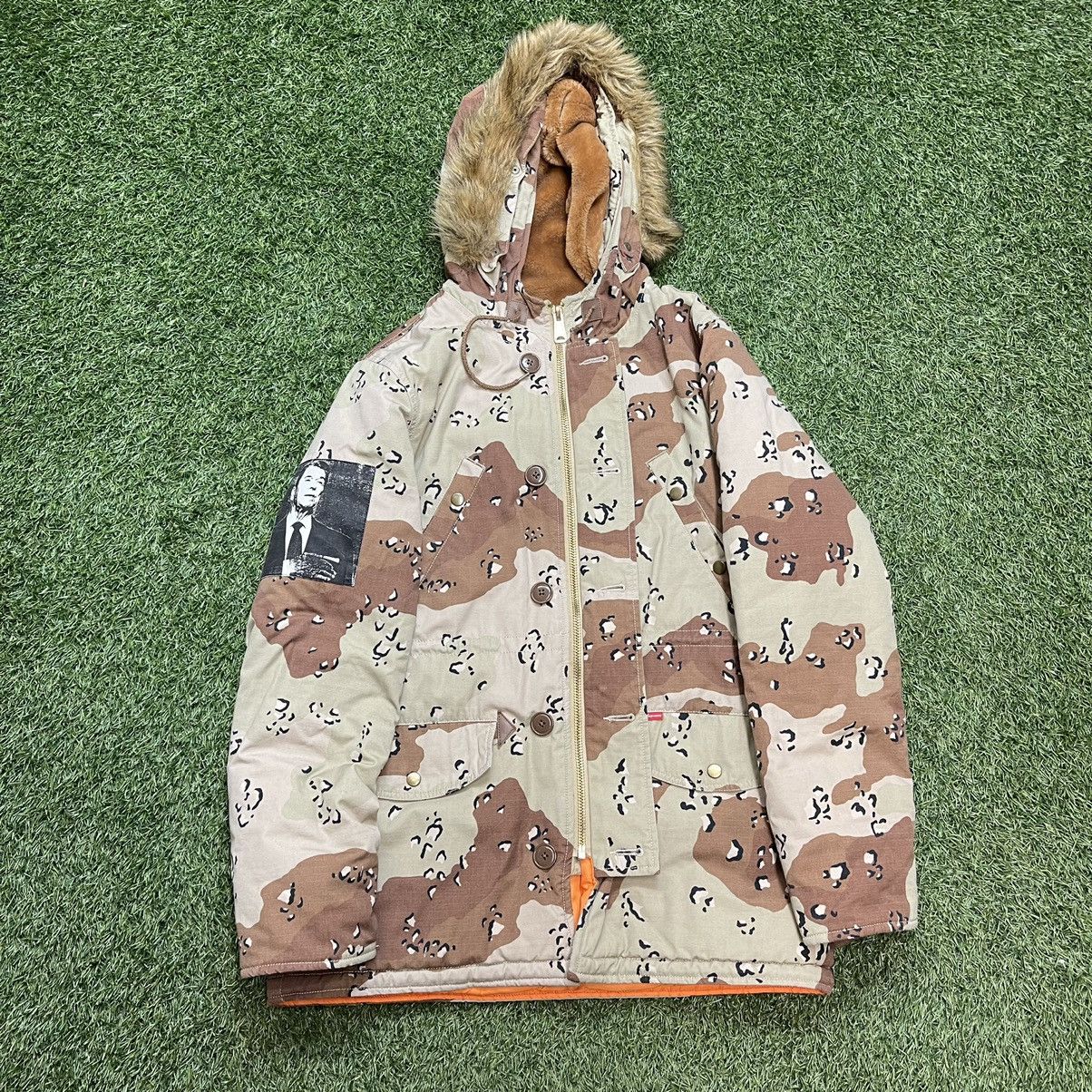 Supreme Supreme FW14 Camouflage Parka Ronald Reagan Size US L / EU 52-54 / 3 - 4 Thumbnail