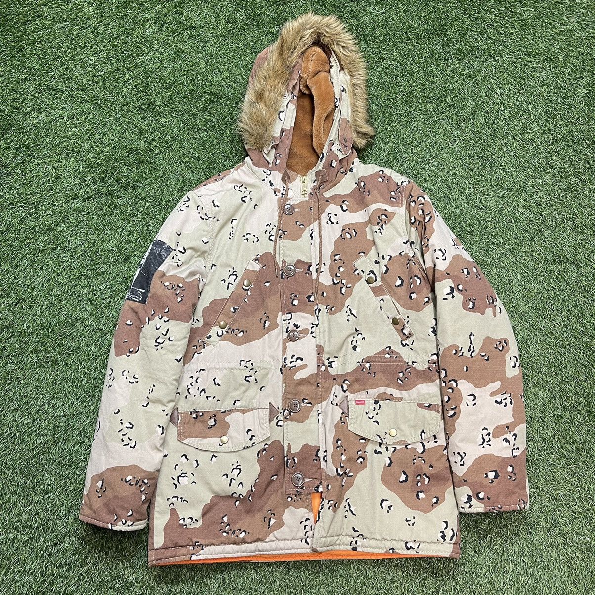 Supreme Supreme FW14 Camouflage Parka Ronald Reagan Size US L / EU 52-54 / 3 - 3 Thumbnail