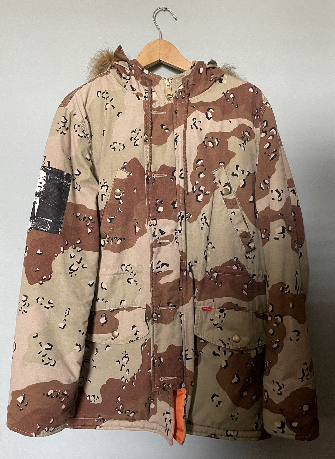 Supreme Supreme FW14 Camouflage Parka Ronald Reagan Size US L / EU 52-54 / 3 - 2 Thumbnail