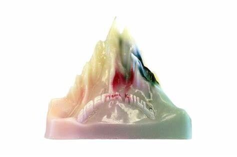 Pre-owned Siberia Hills Himalayan Mountains Candle 1/100 In White