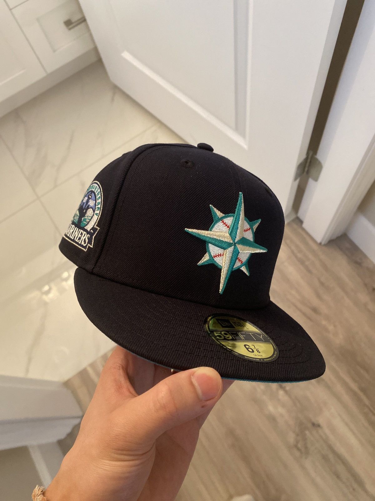 Seattle Mariners Fitted Size 6 7/8
