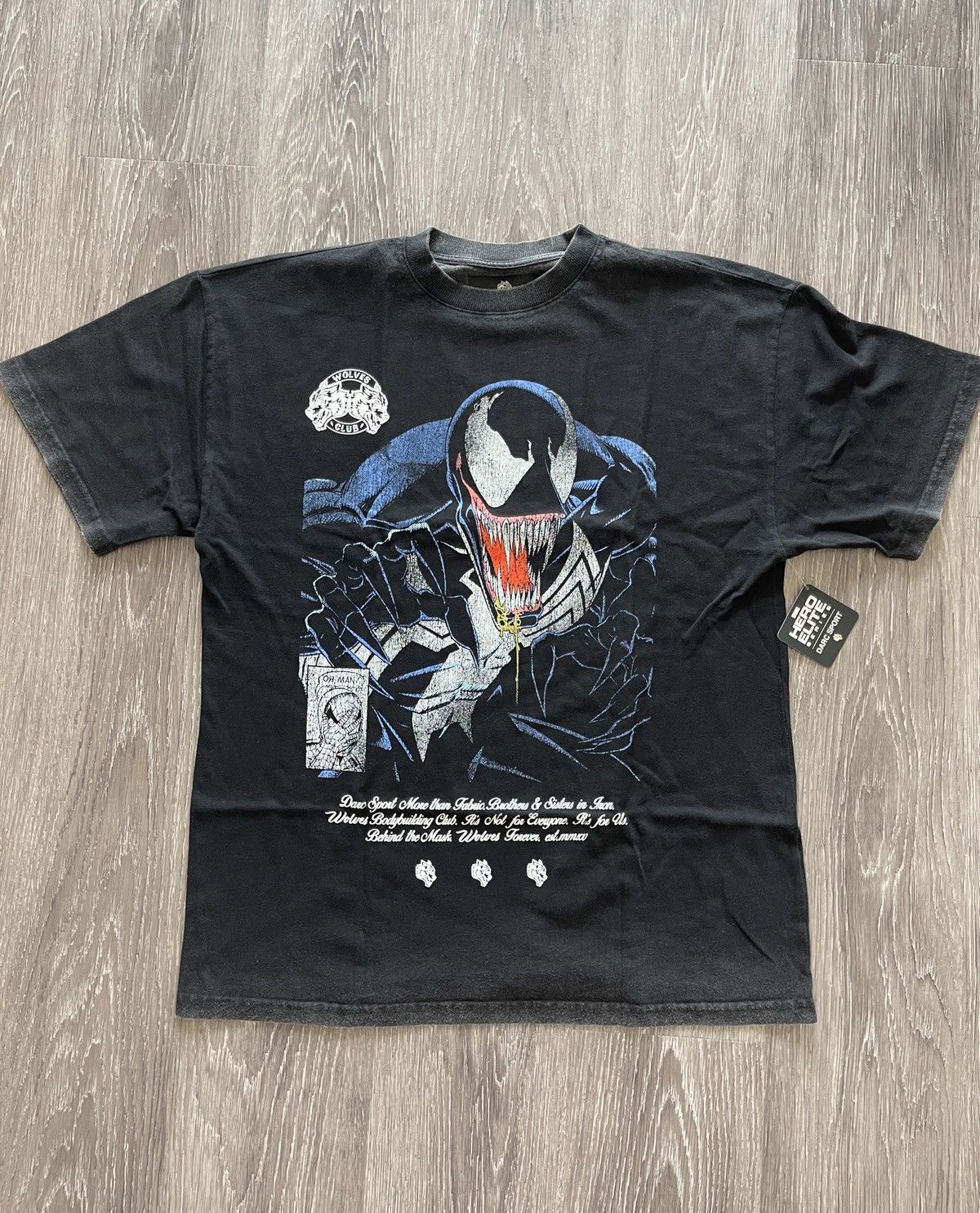 Darc Sport x Marvel Venom Premium Oversized Adult T-Shirt Size L SOLD OUT