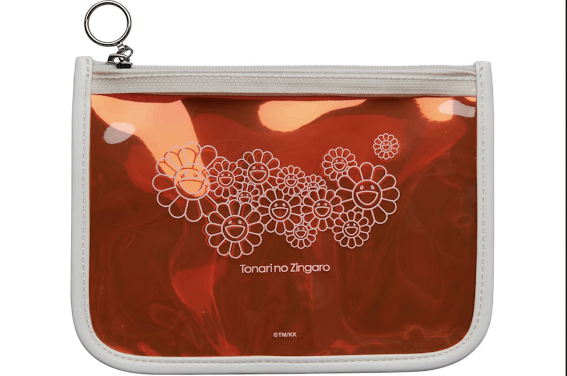 image of Takashi Murakami Kaikai Kiki Flower Pouch in Orange, Men's