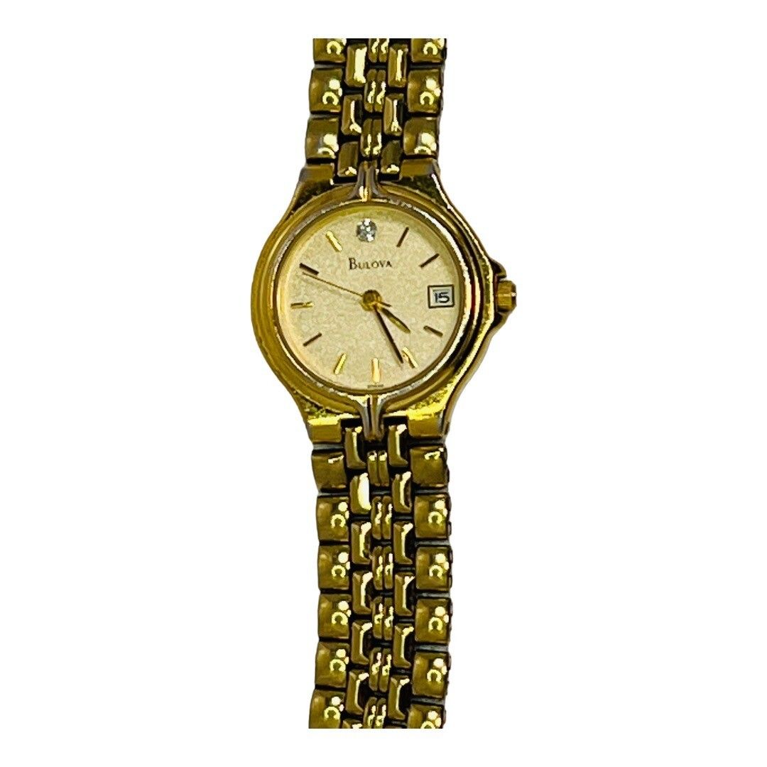 Bulova Bulova Quartz Gold Tone Ladies Watch Size ONE SIZE - 1 Preview