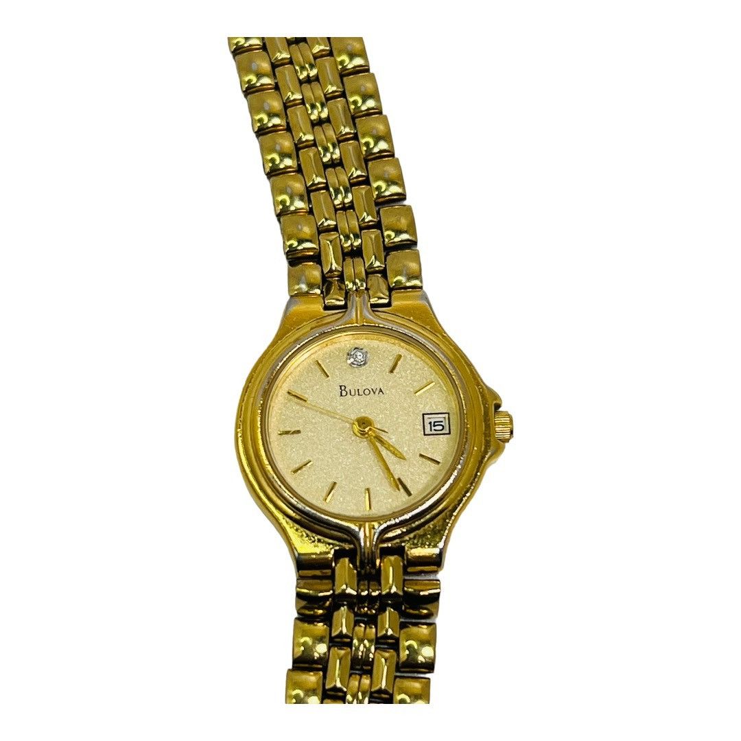 Bulova Bulova Quartz Gold Tone Ladies Watch Size ONE SIZE - 7 Preview