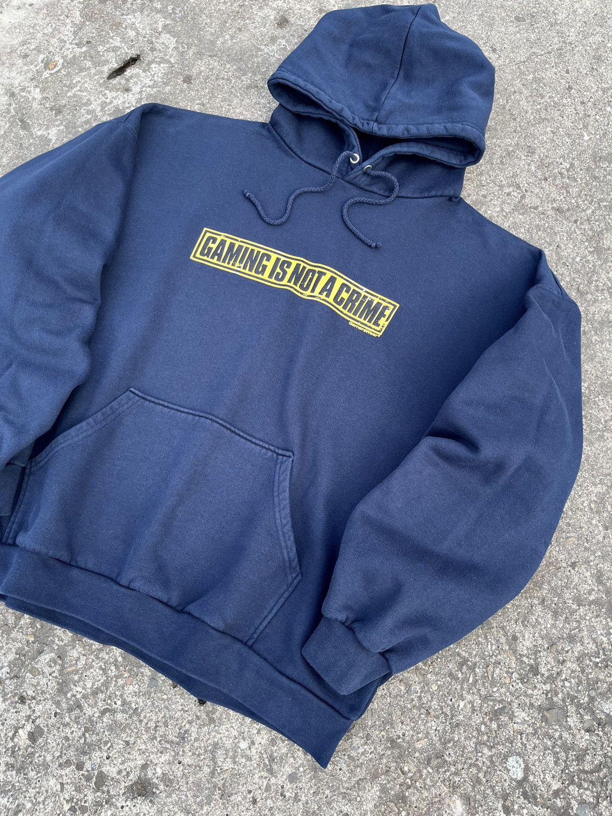 Vintage Rare Vintage 90’s GamersWear “Gaming is not a crime” Hoodie Size US XXL / EU 58 / 5 - 2 Thumbnail
