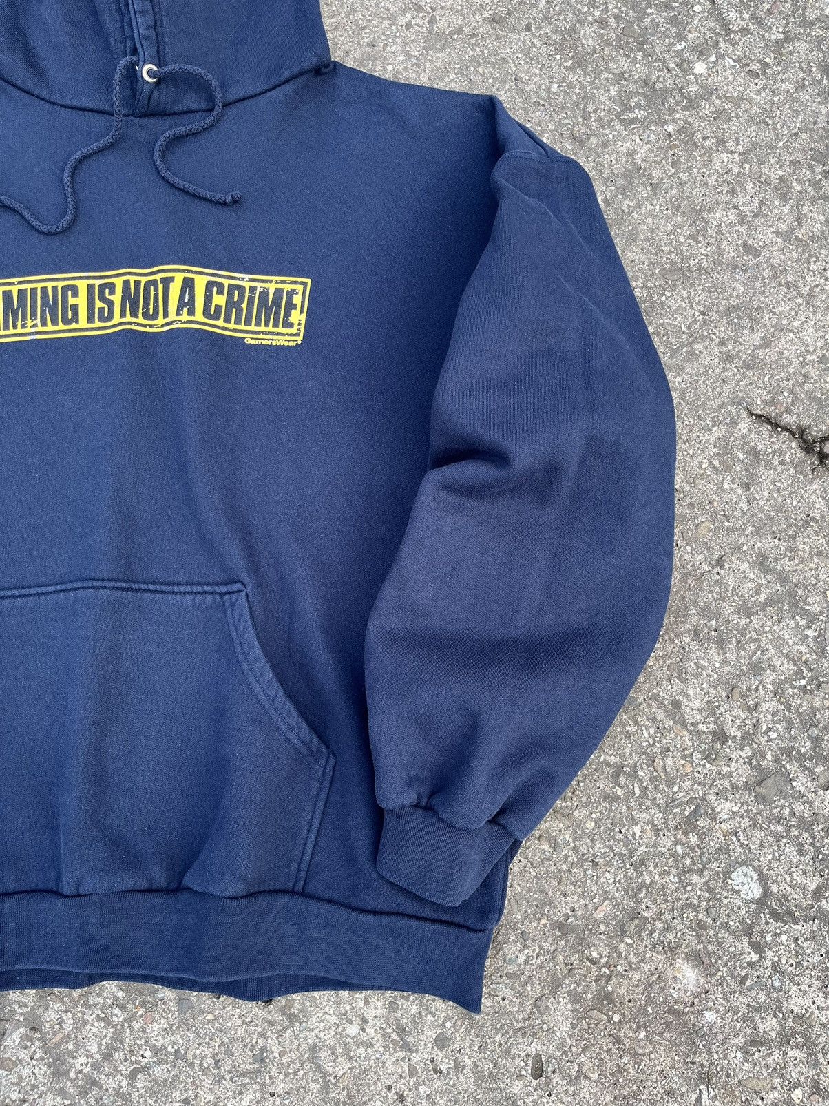 Vintage Rare Vintage 90’s GamersWear “Gaming is not a crime” Hoodie Size US XXL / EU 58 / 5 - 5 Thumbnail