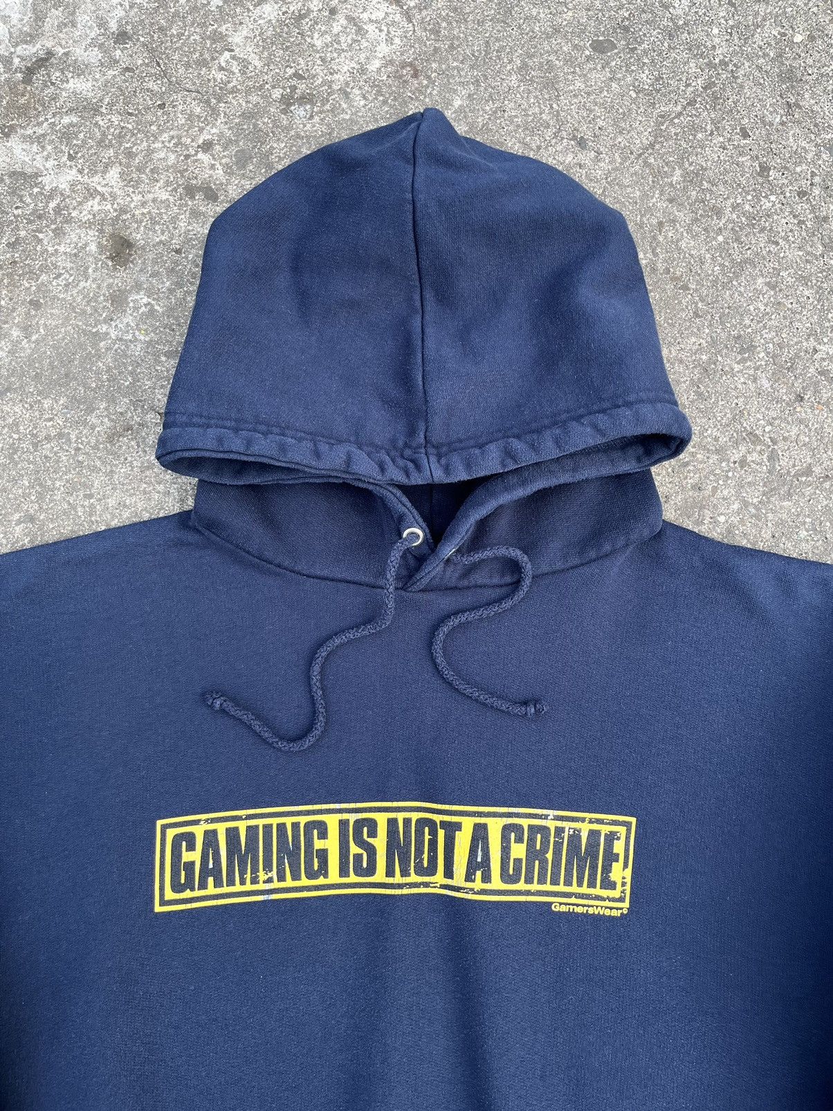 Vintage Rare Vintage 90’s GamersWear “Gaming is not a crime” Hoodie Size US XXL / EU 58 / 5 - 7 Thumbnail