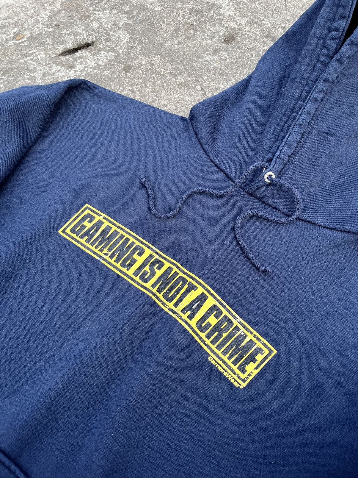Vintage Rare Vintage 90’s GamersWear “Gaming is not a crime” Hoodie Size US XXL / EU 58 / 5 - 8 Thumbnail