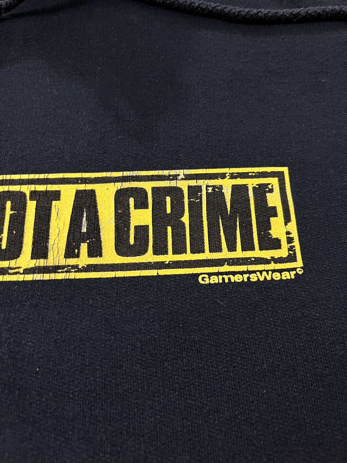 Vintage Rare Vintage 90’s GamersWear “Gaming is not a crime” Hoodie Size US XXL / EU 58 / 5 - 18 Thumbnail