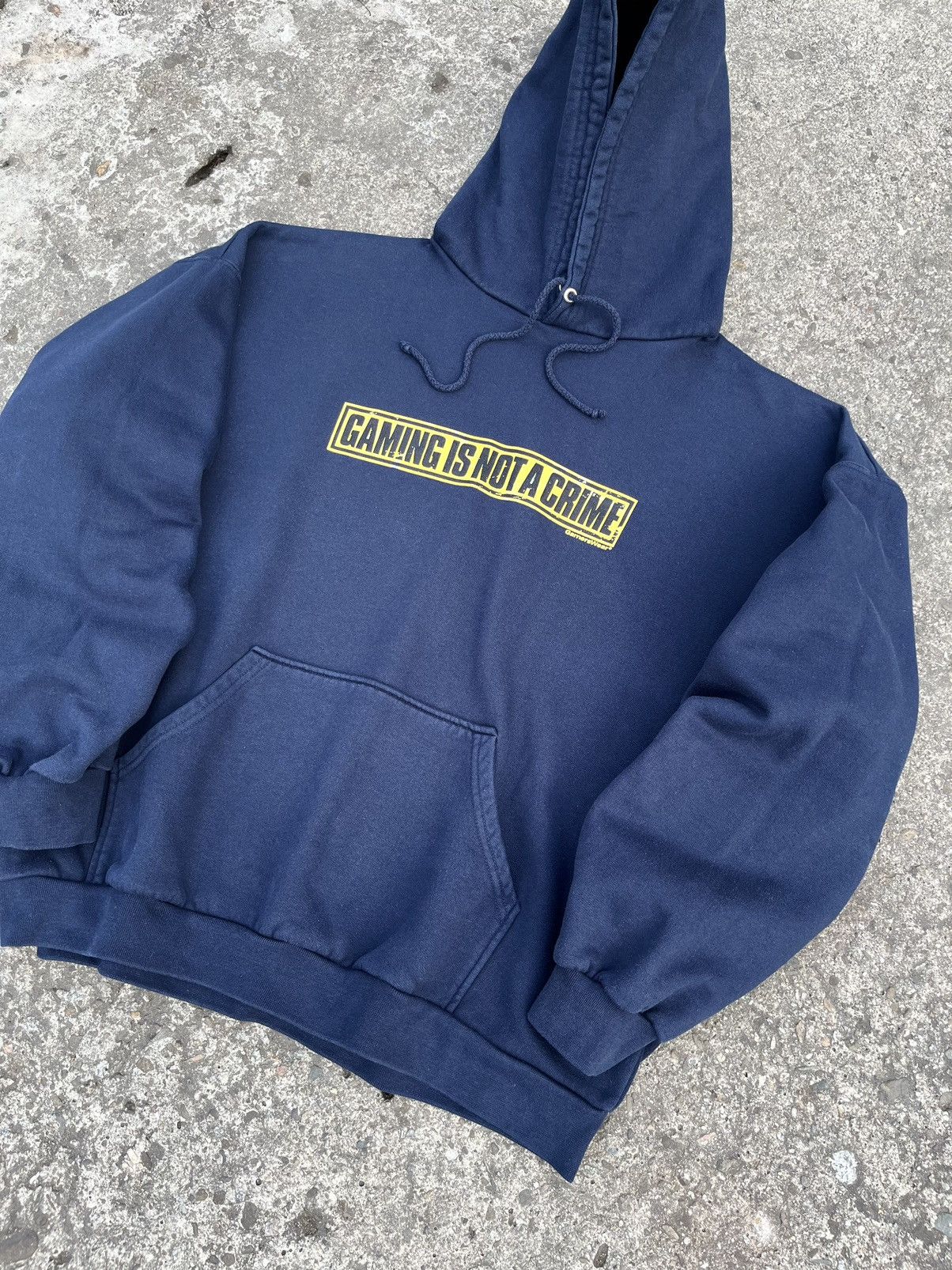 Vintage Rare Vintage 90’s GamersWear “Gaming is not a crime” Hoodie Size US XXL / EU 58 / 5 - 3 Thumbnail