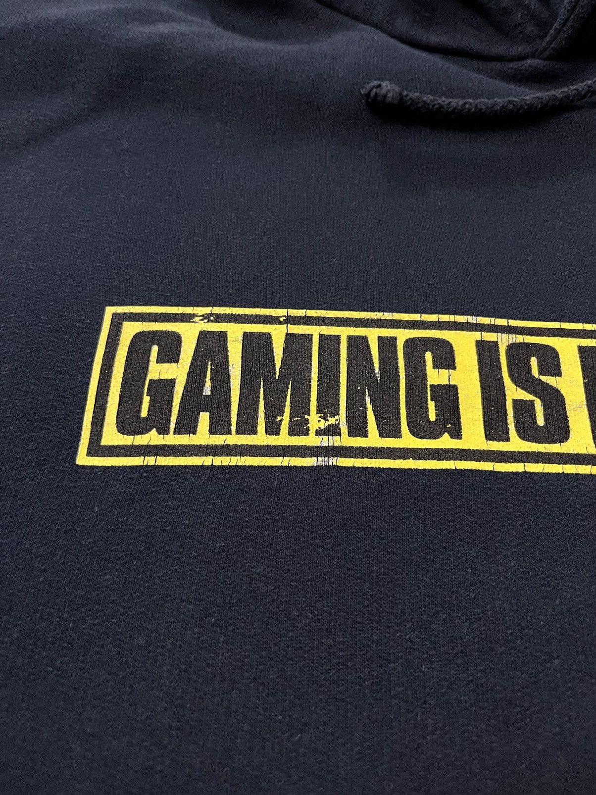 Vintage Rare Vintage 90’s GamersWear “Gaming is not a crime” Hoodie Size US XXL / EU 58 / 5 - 16 Thumbnail