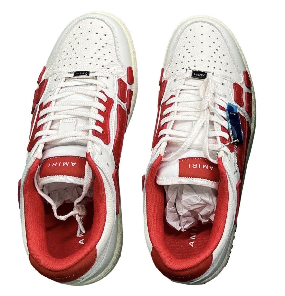 Amiri Amiri Skel Low Top Bone Size US 10 / EU 43 - 4 Thumbnail