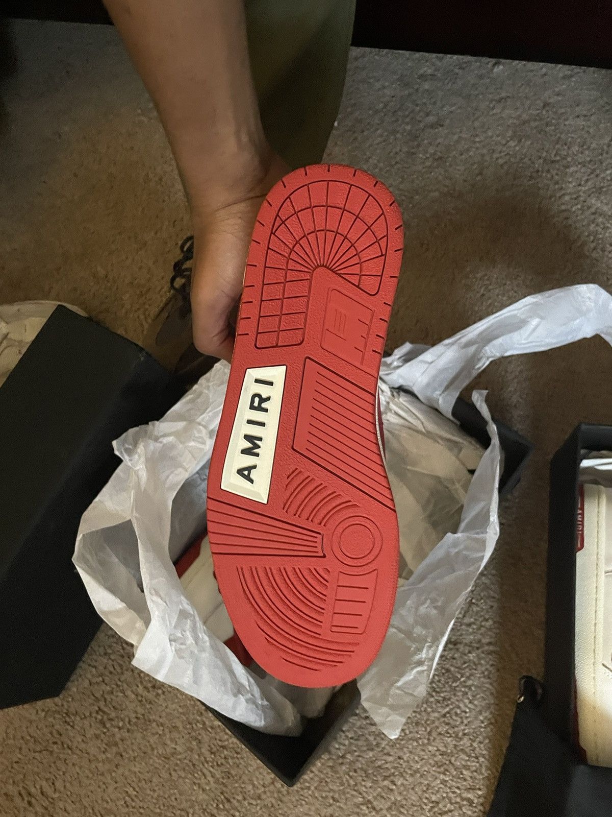 Amiri Amiri Skel Low Top Bone Size US 10 / EU 43 - 3 Thumbnail