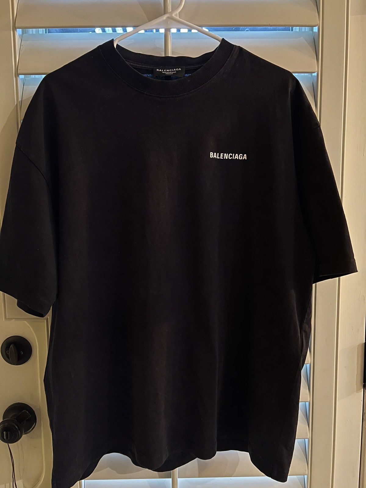 Balenciaga Balenciaga logo print T shirt (Drop shoulder) Size US M / EU 48-50 / 2 - 9 Thumbnail