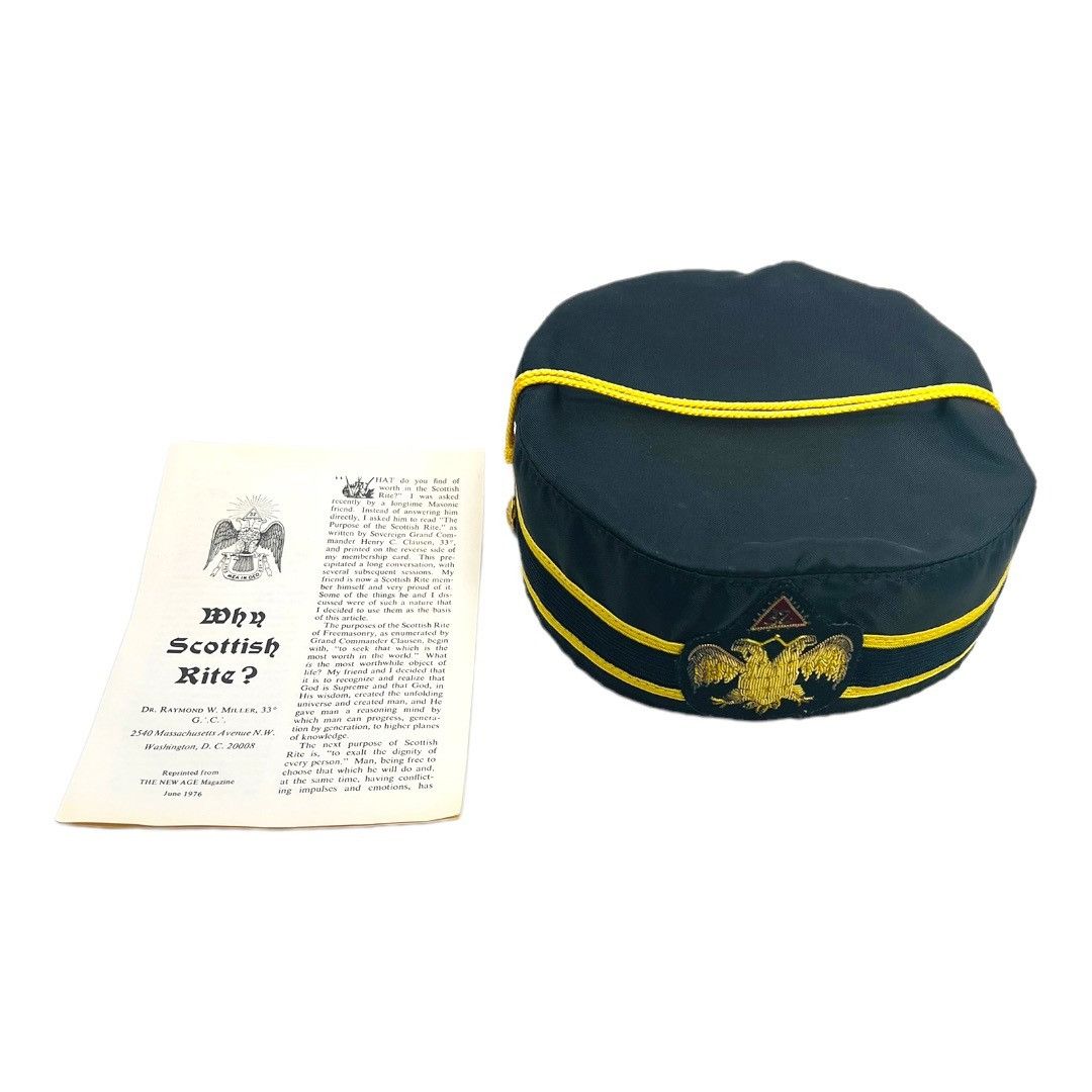 Vintage Masonic 32nd Degree Vintage Scottish Rite Cap | Grailed