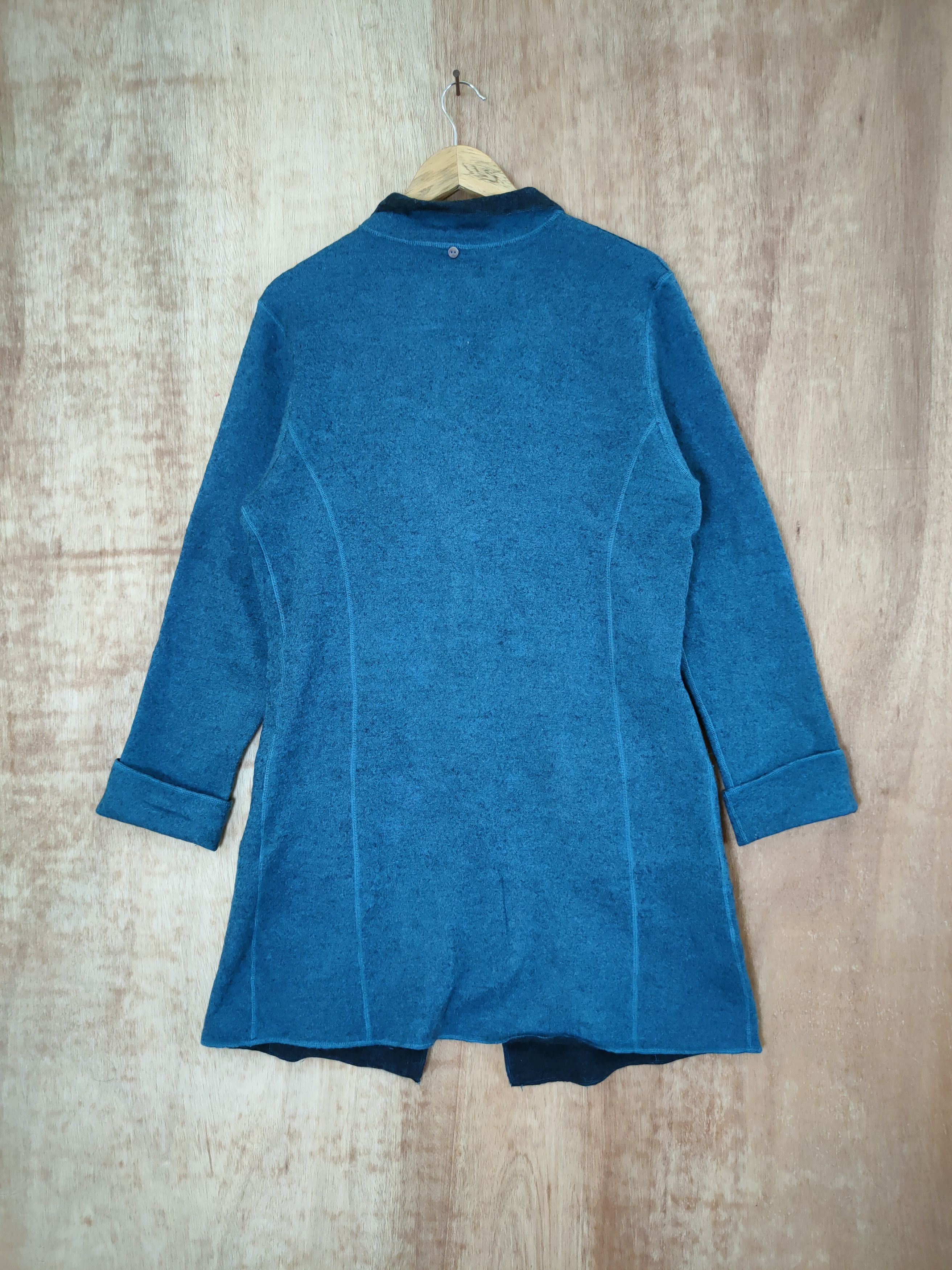 Japanese Brand DLL LA Charmer reversible long coat knitwear japan #46-526 Size M / US 6-8 / IT 42-44 - 8 Thumbnail