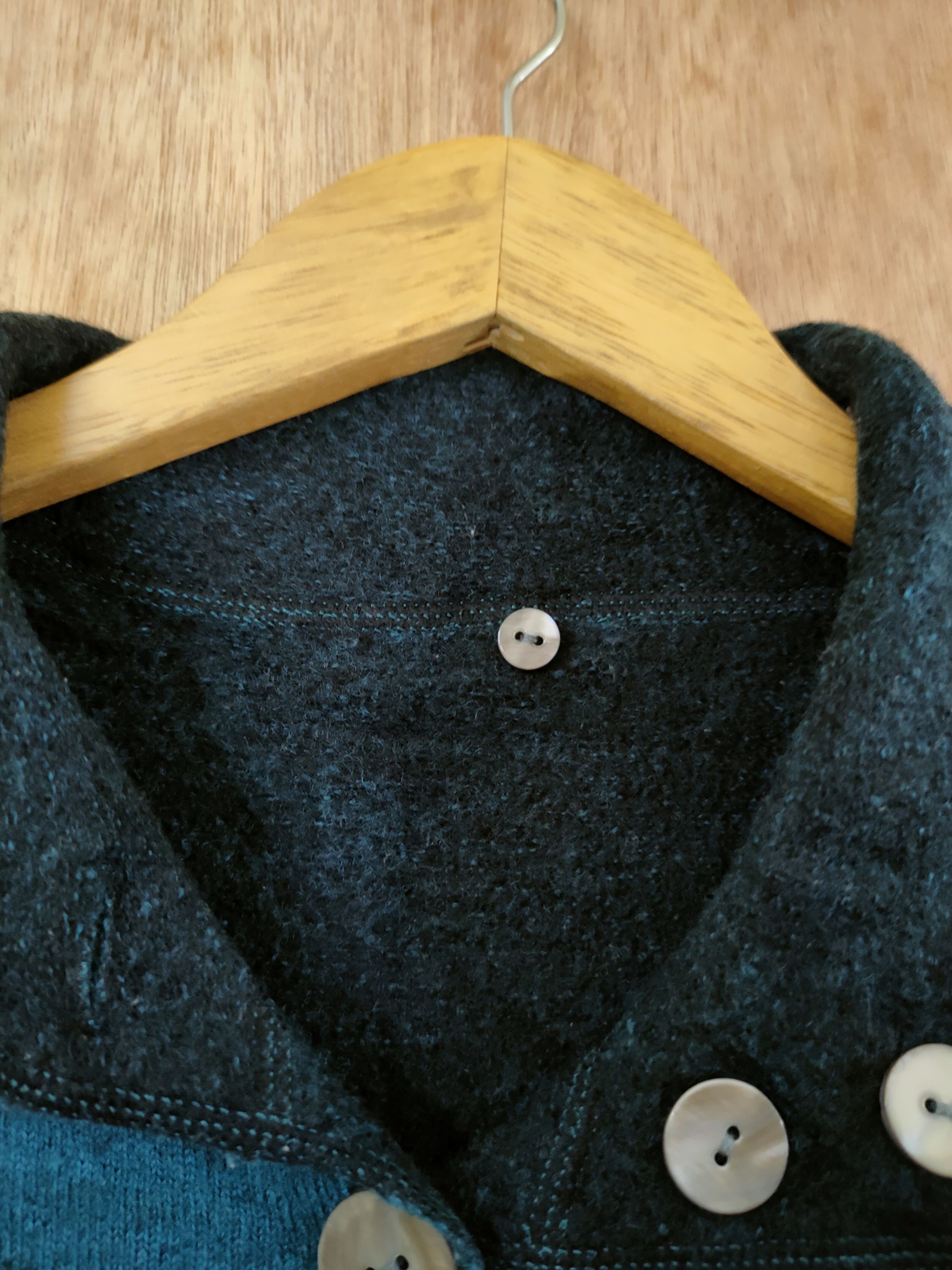 Japanese Brand DLL LA Charmer reversible long coat knitwear japan #46-526 Size M / US 6-8 / IT 42-44 - 7 Thumbnail