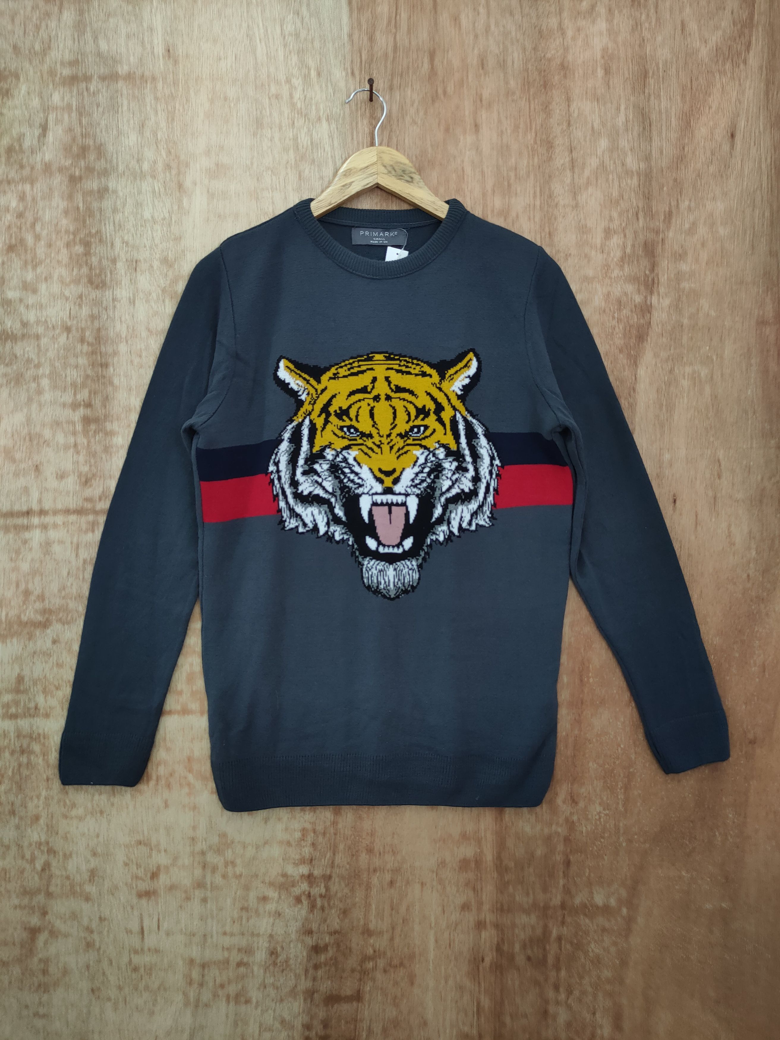 Primark DLL Primark tiger knitwear streetwear like gucci #46-200T Size S / US 4 / IT 40 - 1 Thumbnail