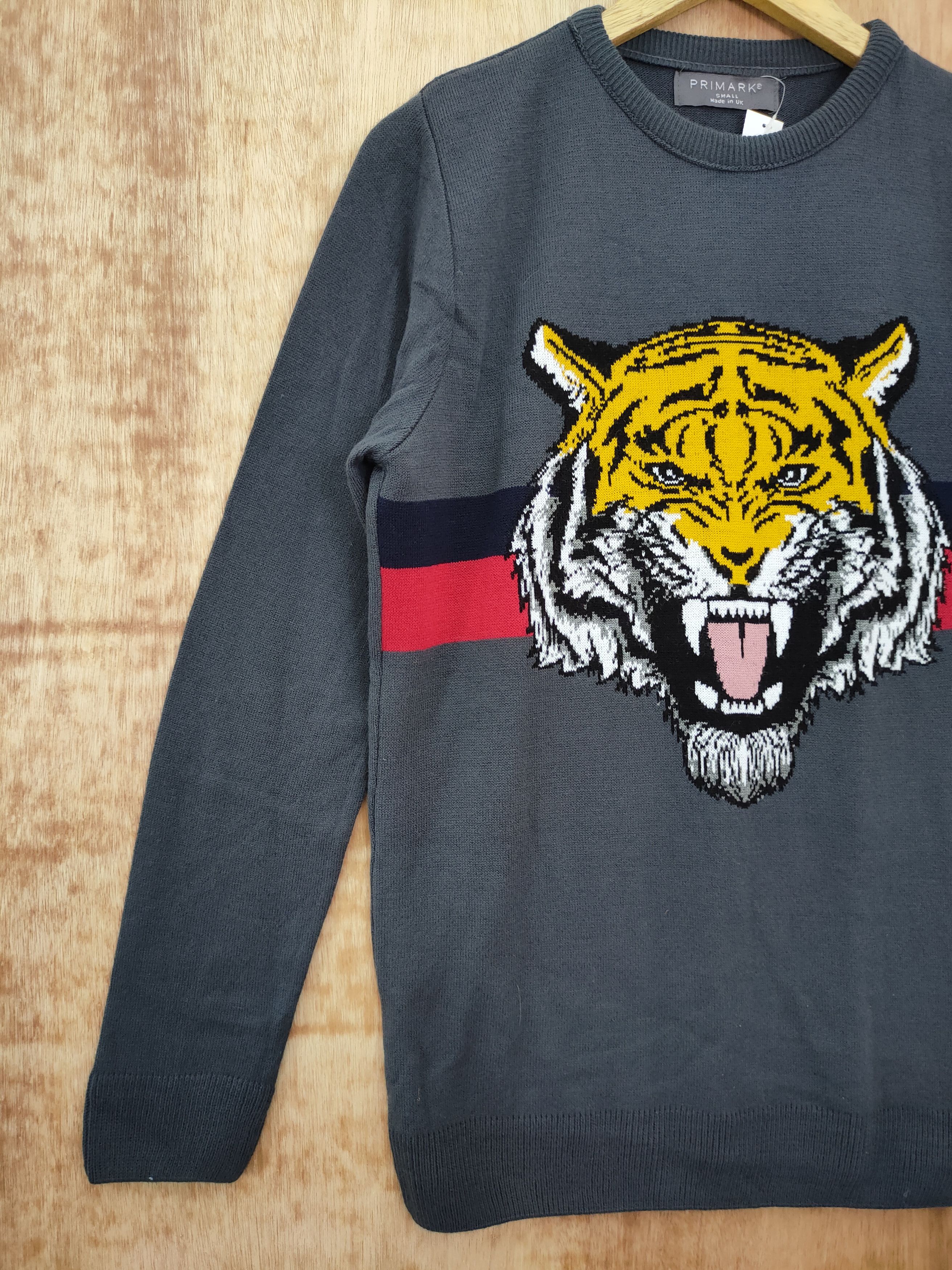 Primark DLL Primark tiger knitwear streetwear like gucci #46-200T Size S / US 4 / IT 40 - 2 Thumbnail