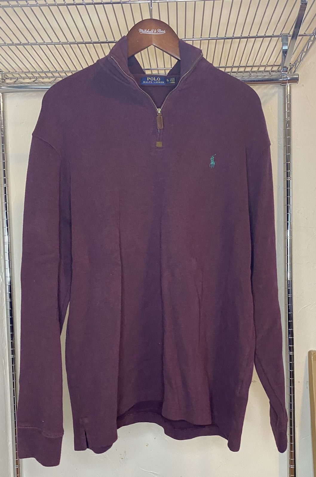 Polo Ralph Lauren Polo Ralph Lauren Maroon Quarter Zip Y2K | Grailed