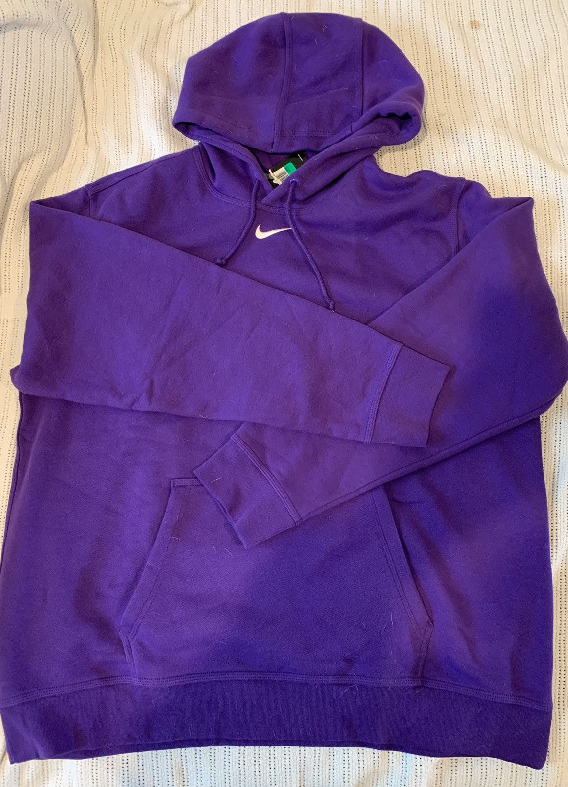 Nike Purple Nike Center Swoosh Hoodie Sweatshirt New Size US XL / EU 56 / 4 - 1 Preview