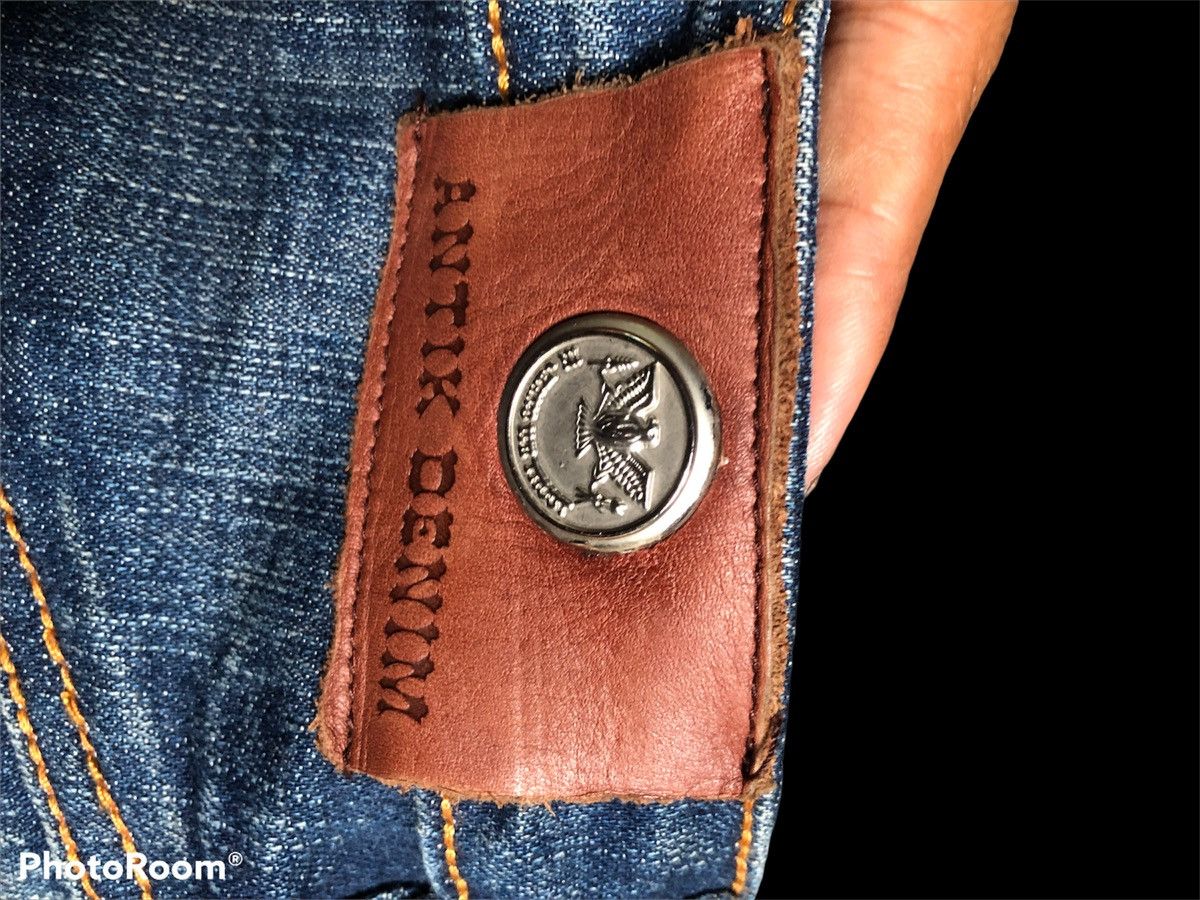 Antik Denim FLARED⚡️DRAGON TIGER EMBROIDERY STRECTHABLE ANTIK DENIM USA Size 33" - 4 Thumbnail