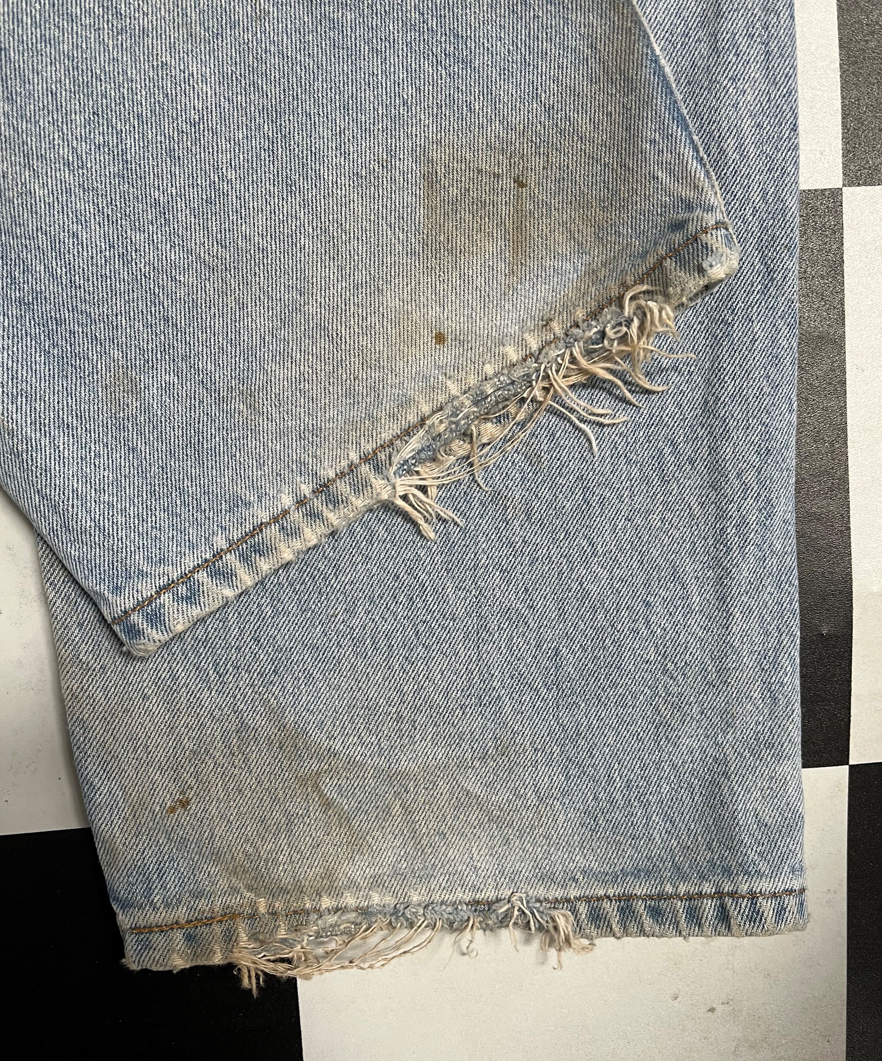 Levi's Vintage 90's Levis 501 Distressed Jeans L111 Size US 38 / EU 54 - 11 Thumbnail
