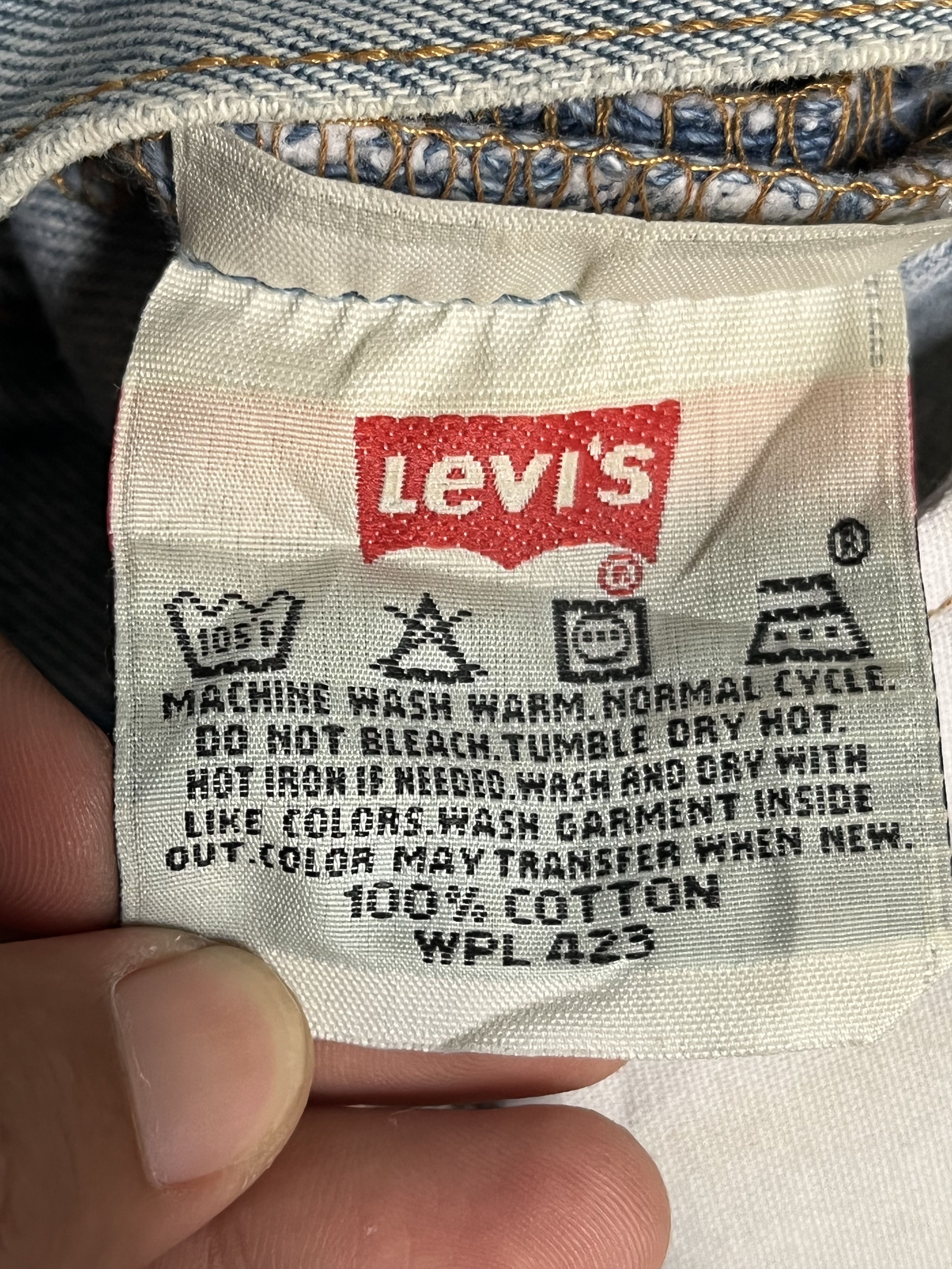 Levi's Vintage 90's Levis 501 Distressed Jeans L111 Size US 38 / EU 54 - 15 Thumbnail