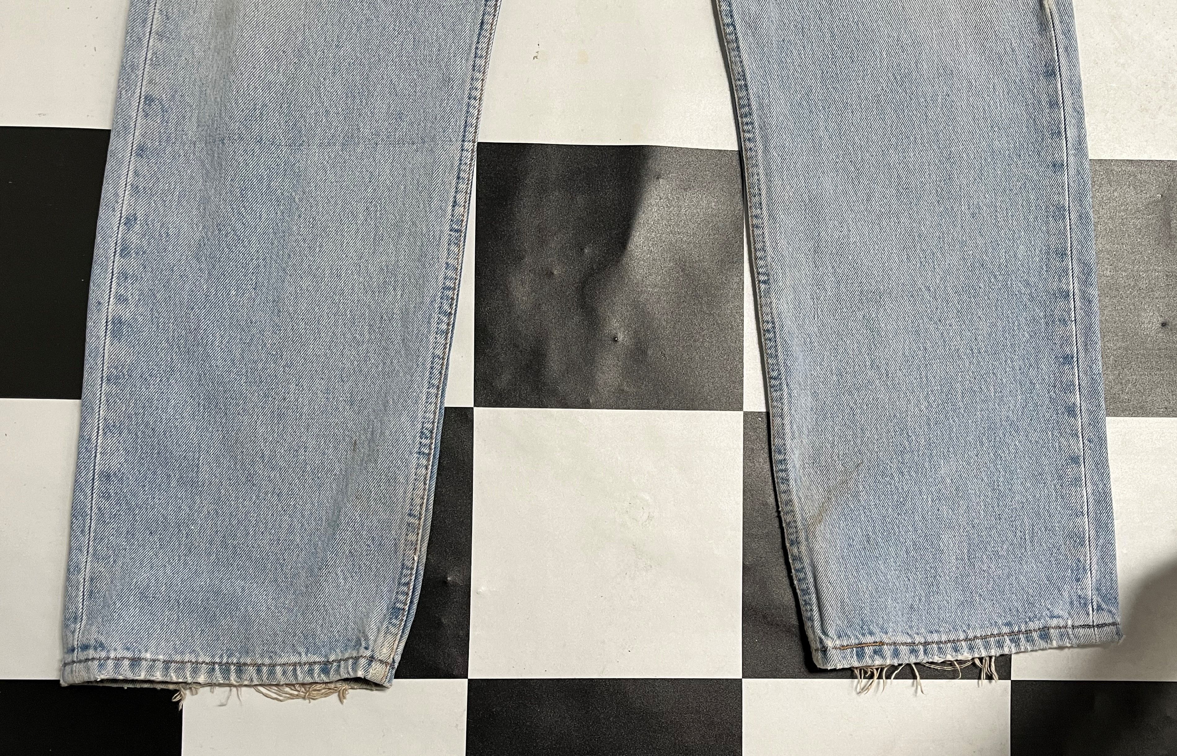 Levi's Vintage 90's Levis 501 Distressed Jeans L111 Size US 38 / EU 54 - 10 Thumbnail