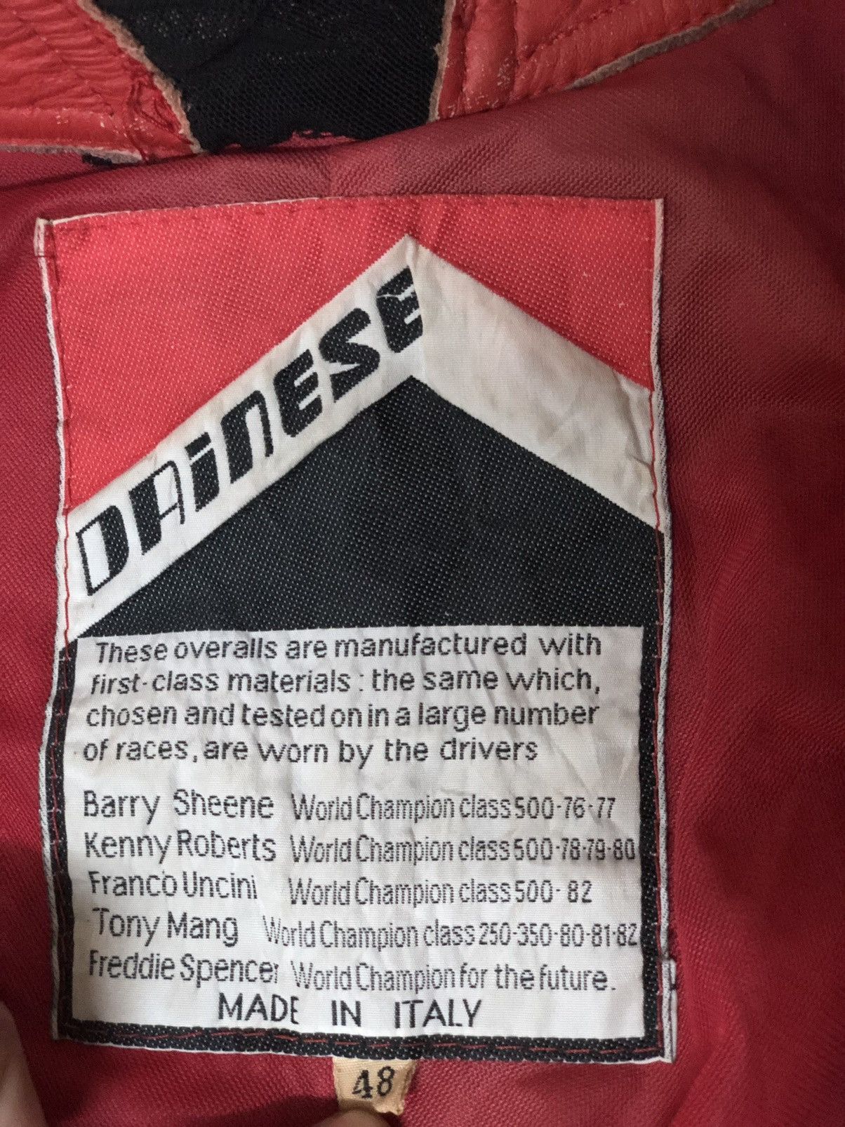 Dainese Vintage Dainese Overall Riding Suit Leather Size US 44 / EU 60 - 25 Thumbnail