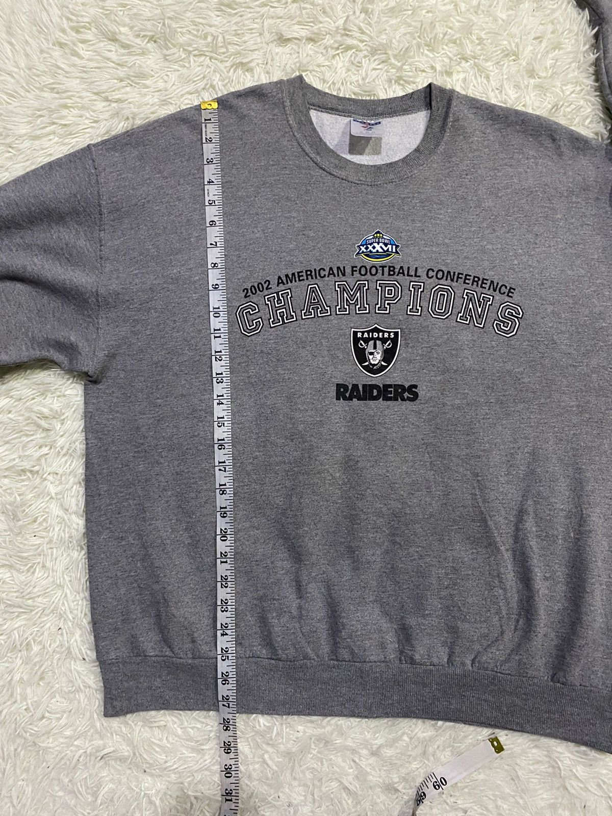 NFL × Vintage Vintage Super Bowl XXXVII 2002 American Football Pullover Size US XL / EU 56 / 4 - 13 Thumbnail