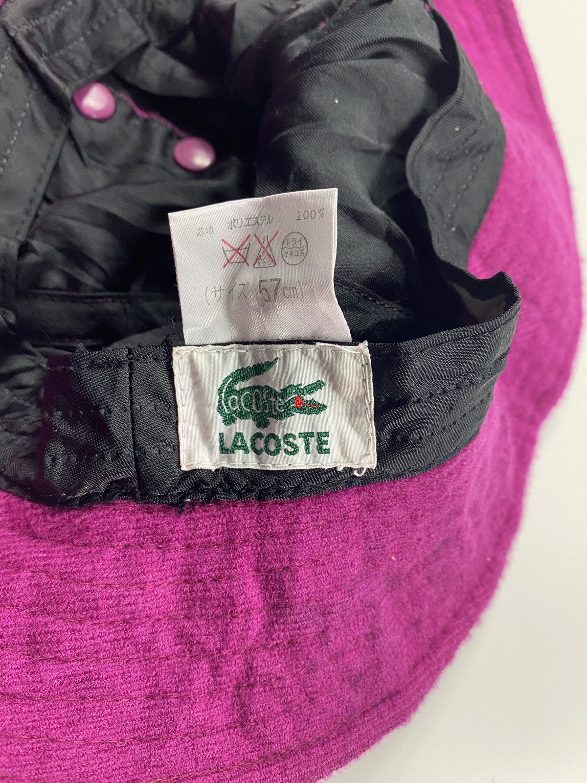 Lacoste Vintage Lacoste Bucket hat Size ONE SIZE - 6 Thumbnail