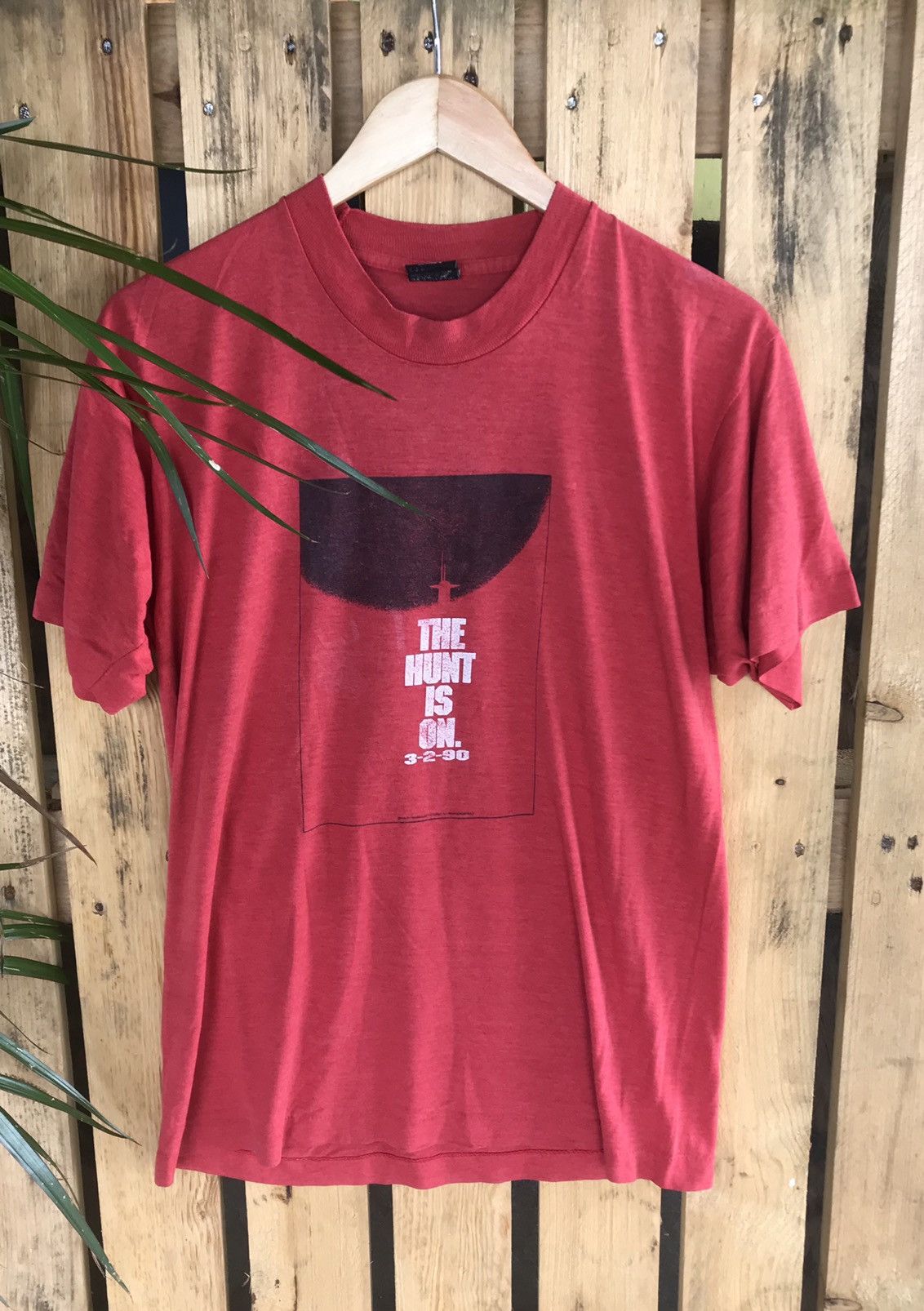 Vtg 90s The Hunt For Red October Sean Connery Movie Tee