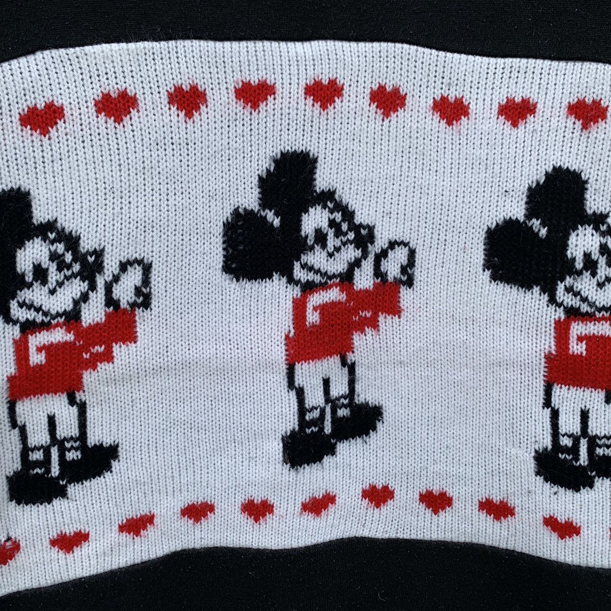 Cartoon Network × Disney × Jerzees Vintage 90s JERZEES Mickey Mouse Love Sweatshirt Size US M / EU 48-50 / 2 - 6 Thumbnail