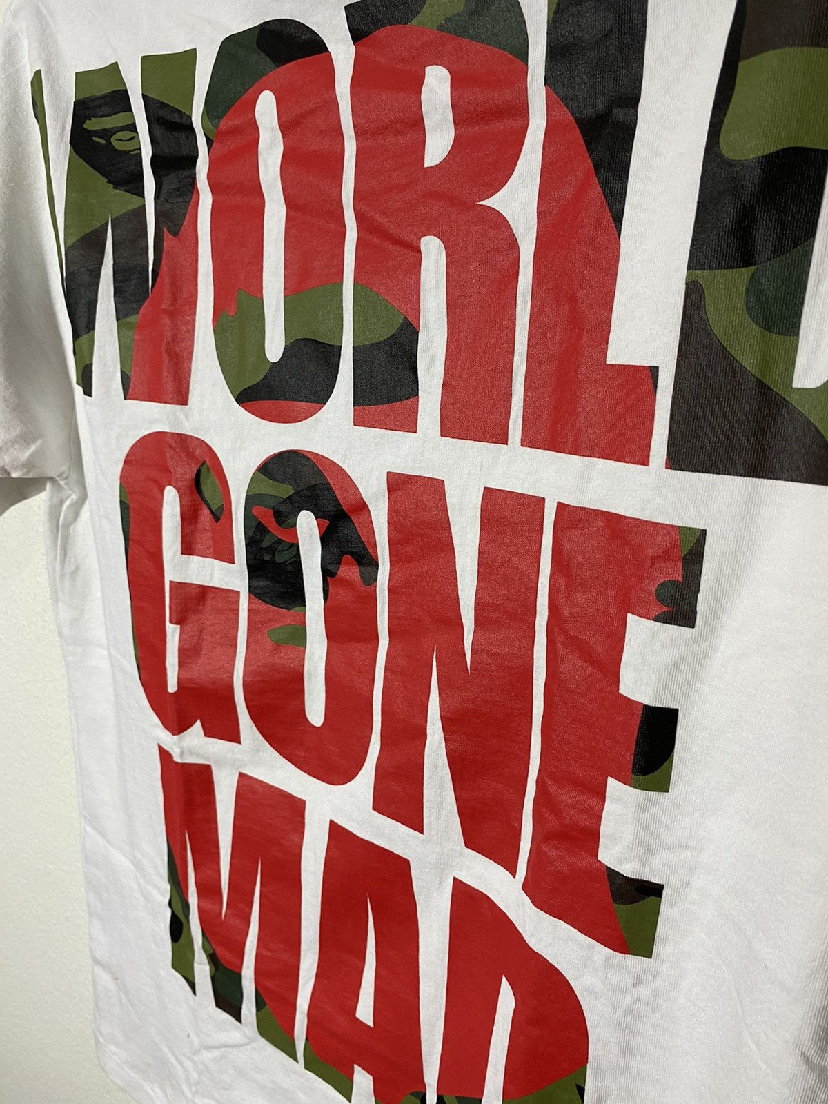 Bape bape x world gone mad x big logo head x rare printed Size US M / EU 48-50 / 2 - 10 Thumbnail
