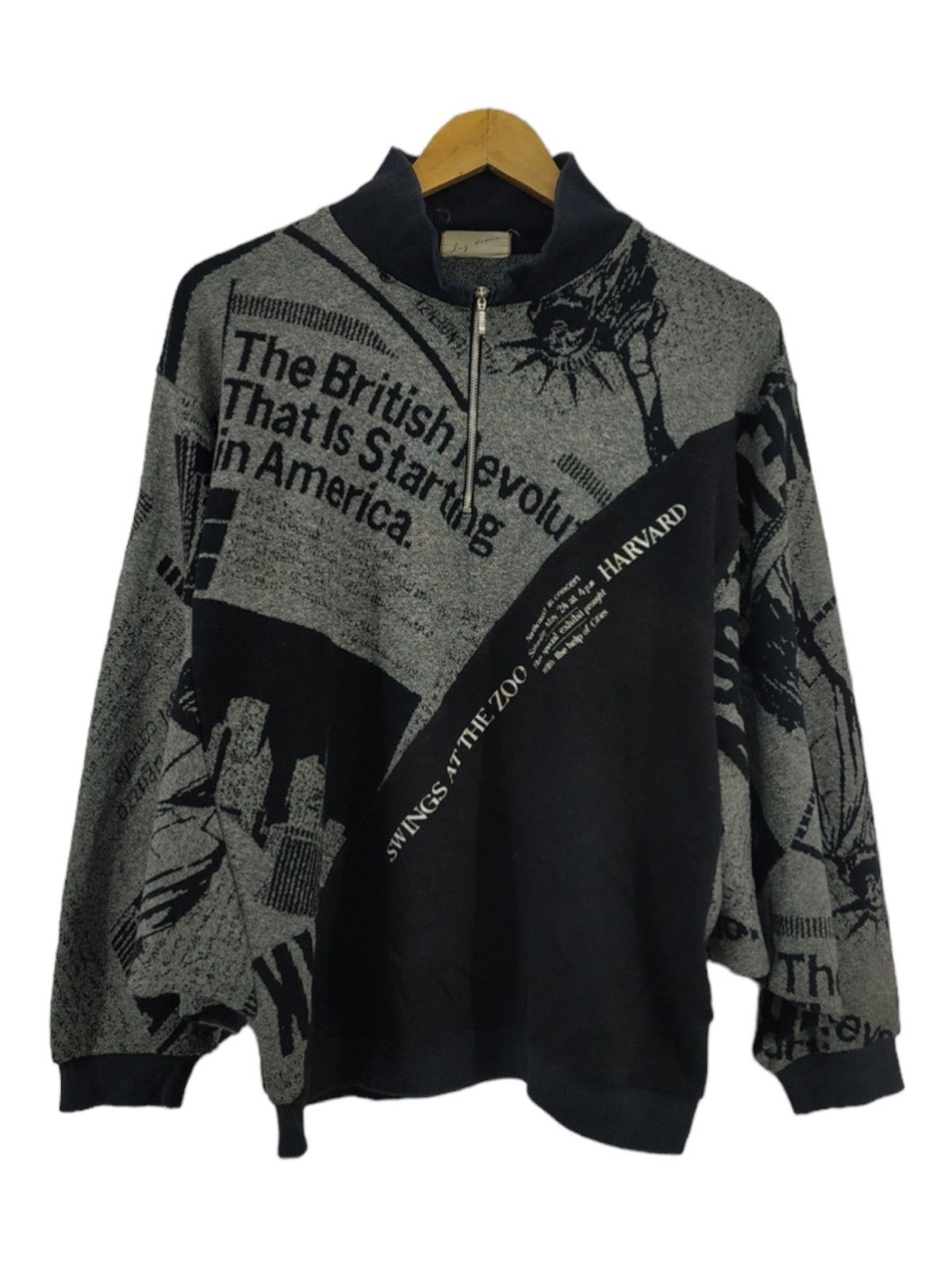 Japanese Brand × Vintage Urgent sale! Offer now! 90s Overprint America Harvard. #A7 Size US XL / EU 56 / 4 - 1 Thumbnail