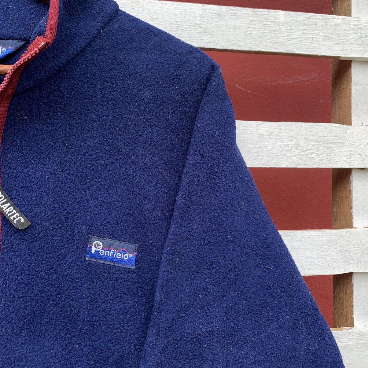 Polartec Vintage 90s Penfield Polartec Blue Fleece Jacket Size US S / EU 44-46 / 1 - 6 Thumbnail