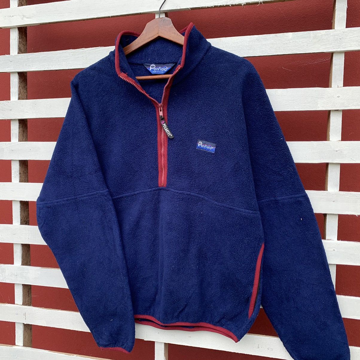 Polartec Vintage 90s Penfield Polartec Blue Fleece Jacket Size US S / EU 44-46 / 1 - 3 Thumbnail