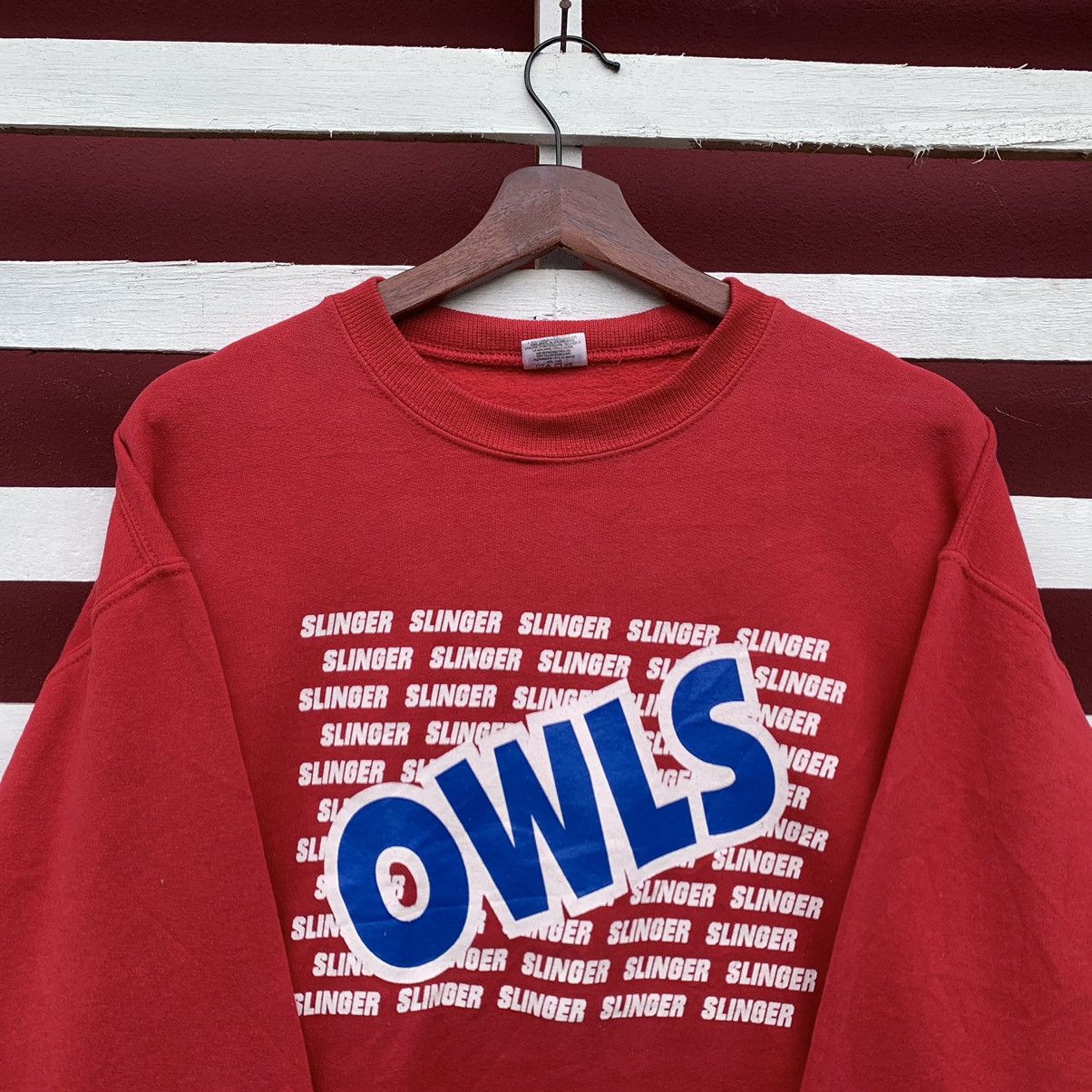 Jerzees Y2K Jerzees Owls Slinger Football High School Sweatshirt Size US M / EU 48-50 / 2 - 4 Thumbnail