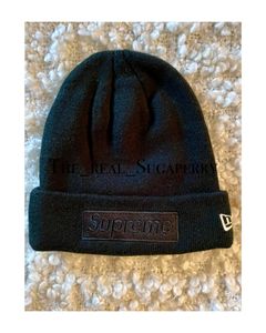 New Era Supreme Box Logo Beanie | Grailed