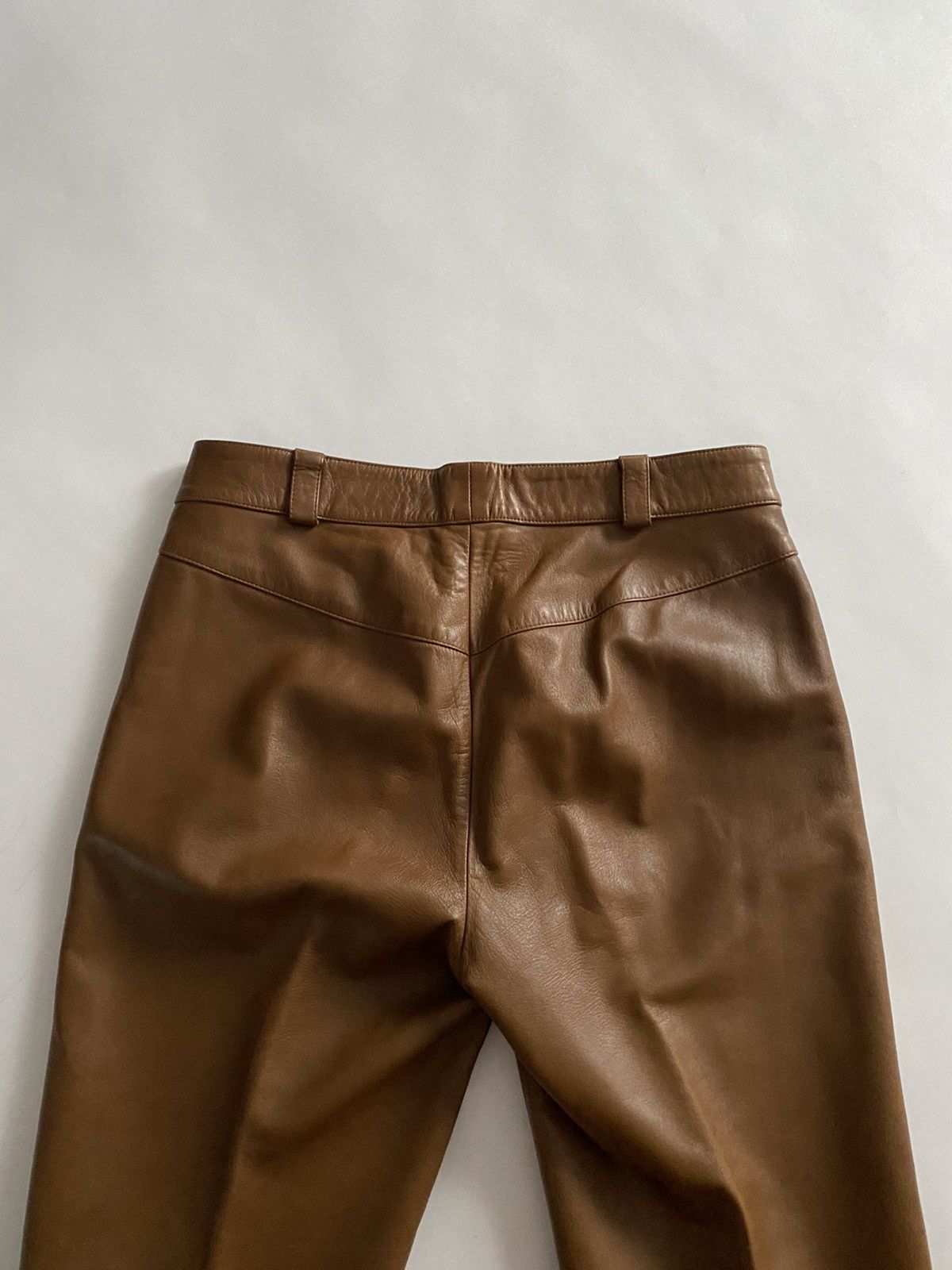 Gucci Gucci by Tom Ford Flared Leather Pants Size US 30 / EU 46 - 10 Thumbnail