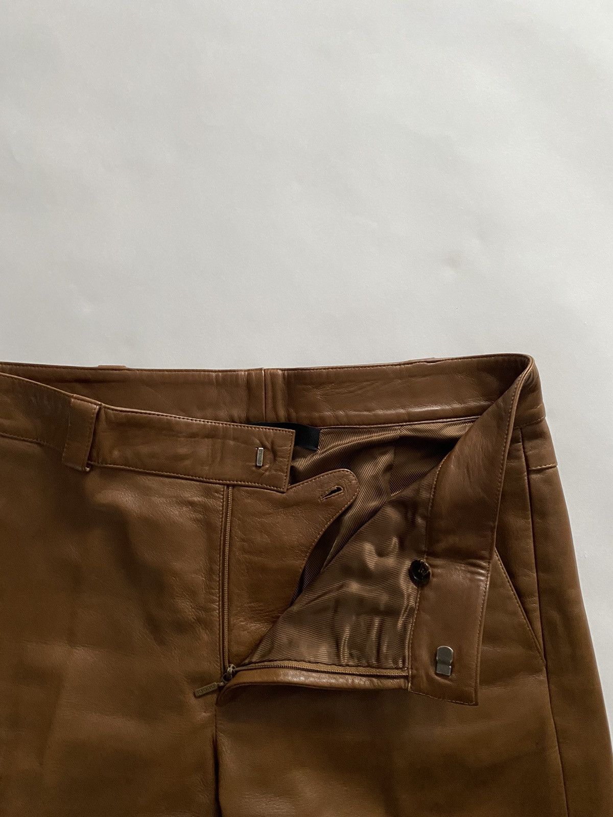 Gucci Gucci by Tom Ford Flared Leather Pants Size US 30 / EU 46 - 6 Thumbnail