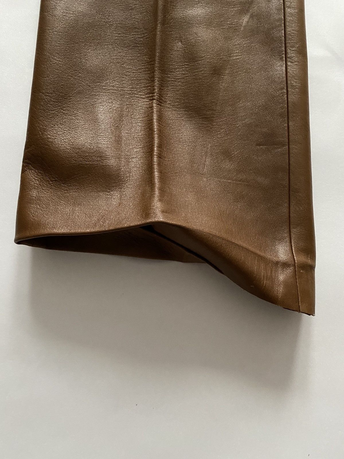 Gucci Gucci by Tom Ford Flared Leather Pants Size US 30 / EU 46 - 12 Thumbnail